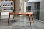 Hanah Home Mesa de Comedor Touch - Madera de Carpe, Nogal
